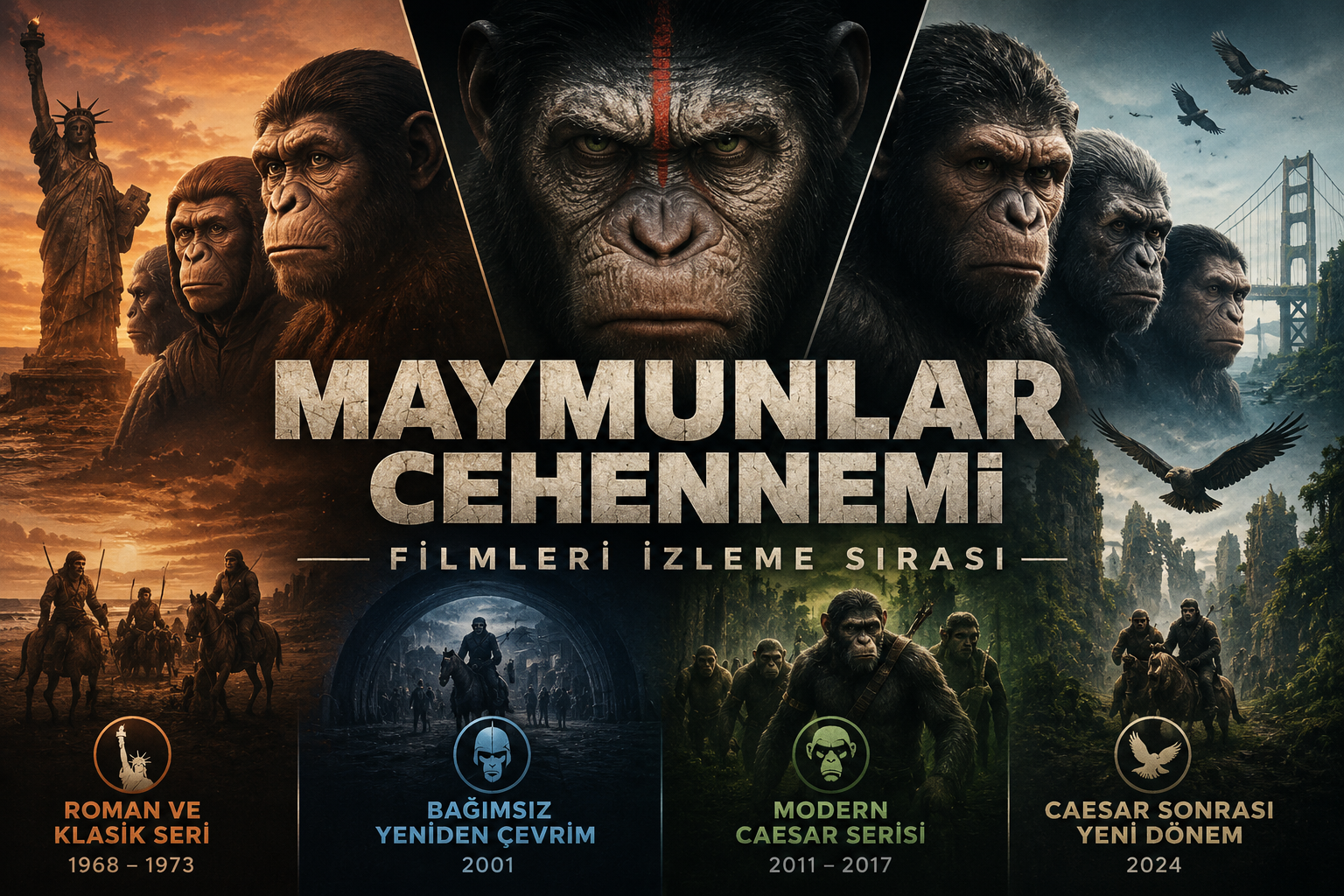 Maymunlar Cehennemi Filmleri İzleme Sırası